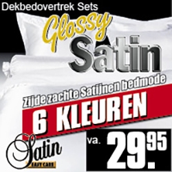 Glossy Satin Dekbedovertrekken