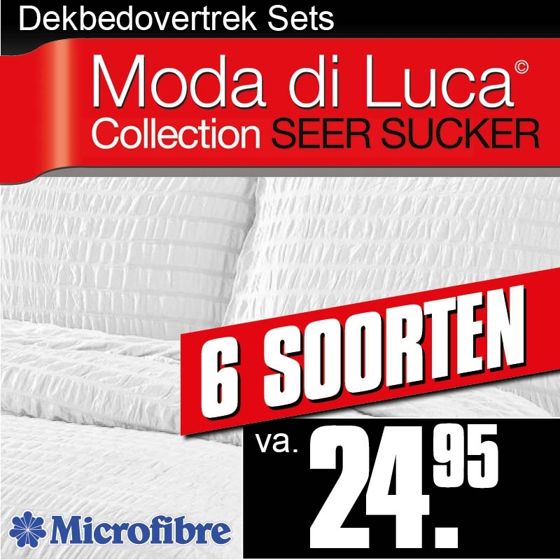 Moda di Luca©SeerSucker dekbedovertrekken Moda di Luca©SeerSucker dekbedovertrekken