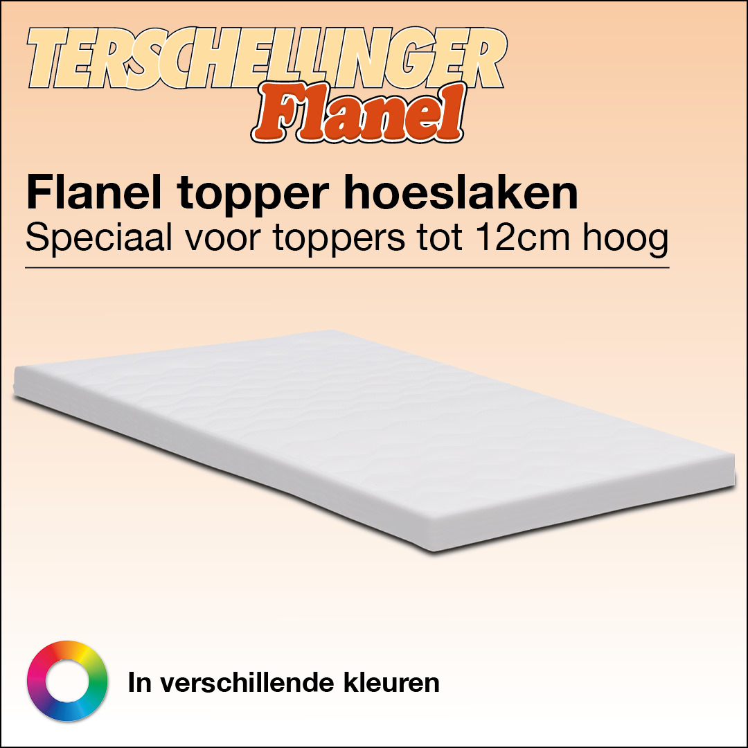 Flanel Topper Hoeslakens
