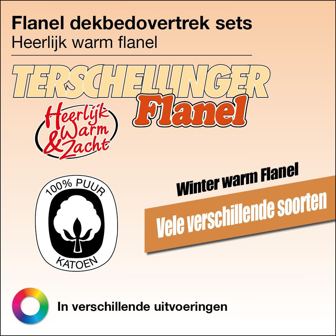 Flanellen Dekbedovertekken