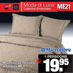 Microfibre Dekbedovertrekset Taupe