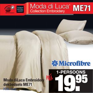 Dekbedovertrekset Taupe ME71