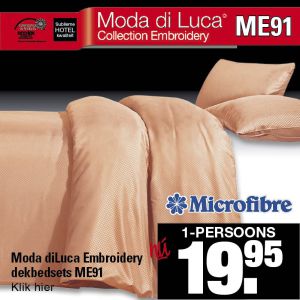 Microfibre Dekbedovertrek Abricot Roze