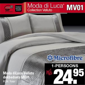 Microfibre Dekbedovertrek Zilver Grijs