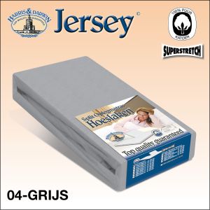 Split Jersey hoeslaken Oplegmatras Grijs