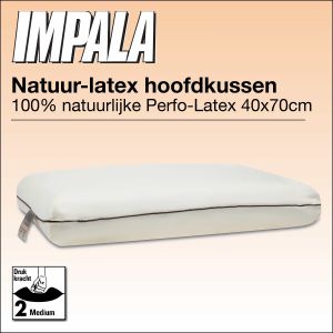 Impala Natuurrubber latex 40x70cm