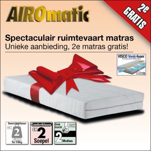 Luxe nasa pocketveren AiroMatic Pocket Nasa Matras 2e GRATIS