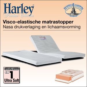 Luxe nasa traagschuim super zacht topper matras met extra drukverlagende eigenschappen.