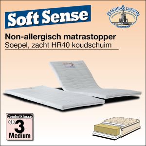 luxe HR koudschuim topper HDS Soft Sense