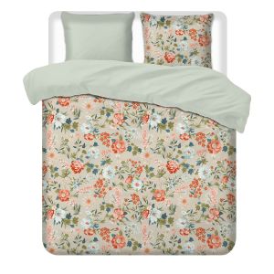 Luxueuze Terschellinger Flanellen Winter Dekbedovertrekset – Veldbloemen Vintage – Voor Ultiem Comfort en Warme Nachten 