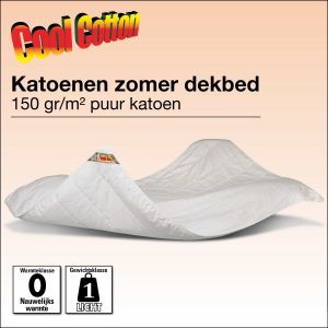 Dun katoenen dekbed