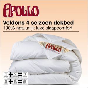 Luxe 4 seizoenen dons dekbed Apollo