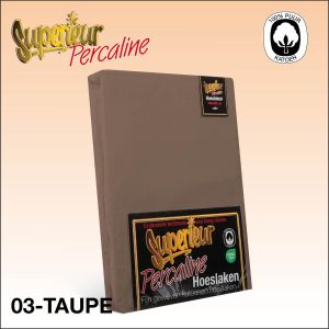 superieur - hoeslakens - verpakking - taupe