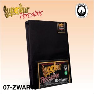 superieur - hoeslakens - verpakking - zwart