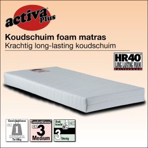 Krachtige Activa Plus Koudschuim matras HR40