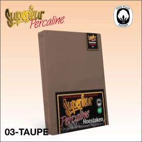 superieur - hoeslakens - verpakking - taupe