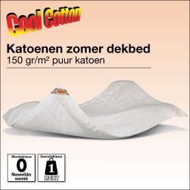 Dun katoenen dekbed