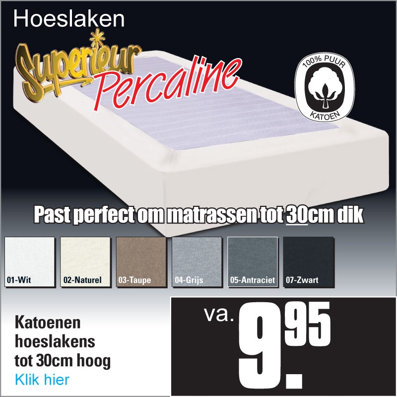 Katoenen Hoeslakens Katoenen Hoeslakens