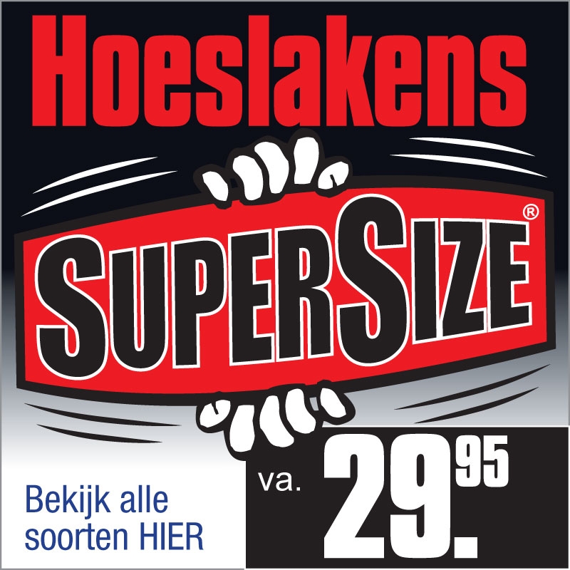 SuperSize Hoeslakens SuperSize Hoeslakens