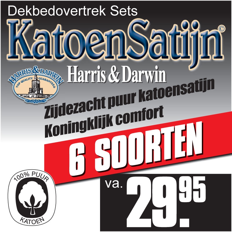 KatoenSatijn Dekbedovertrek KatoenSatijn Dekbedovertrek