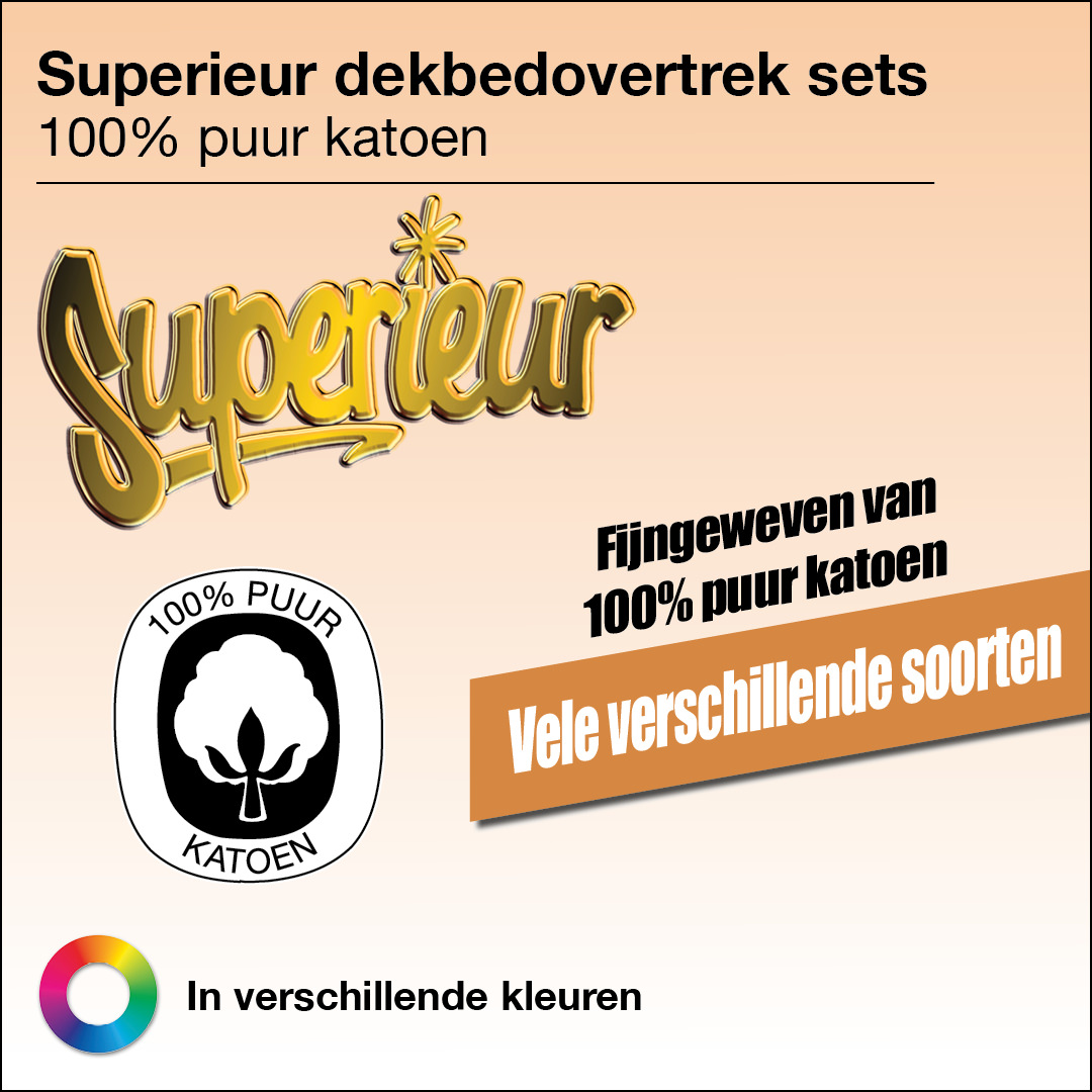 Superieur Katoen Dekbedovertrekken