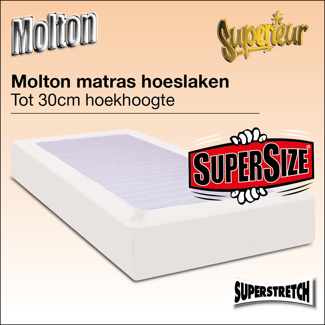 Molton Hoeslaken XL